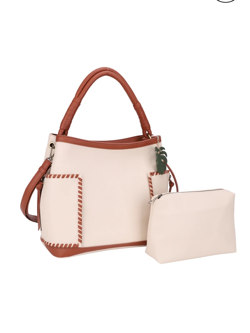 Malibu Skye Sadie Two Piece Hobo Bag Set - NEW